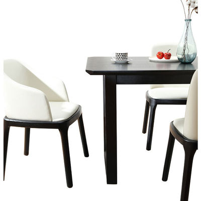 Chaise de salle à manger en tissu de luxe gris nordique de style moderne de luxe