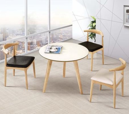 Table à manger et chaise réglable en hauteur pour meubles de restaurant en bois massif
