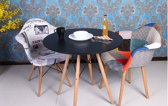 Table à manger et chaise réglable en hauteur pour meubles de restaurant en bois massif