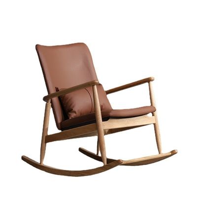 Chaise de bureau en bois massif avec coussin doux et compétitif