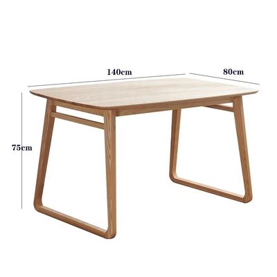 Table à manger en bois rectangulaire pour la décoration de la salle à manger