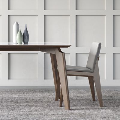 Table à manger en bois massif pour chambre à coucher et salle à manger