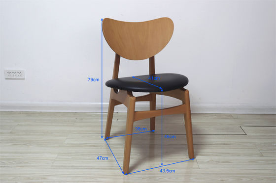 Généraux Meubles pour la maison Tapisseries modernes Assises en bois massif Chaises à manger pour le bar à la maison