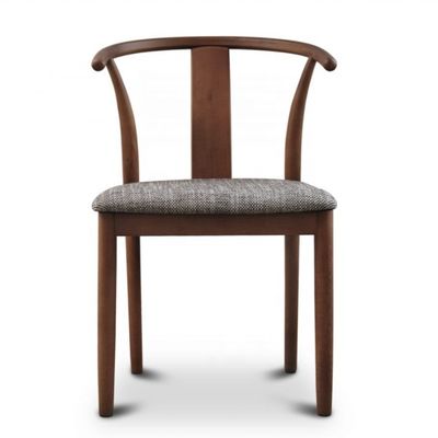 Vintage meubles de café en bois massif Dining Wishbone Chaise avec coussin et acajou Finition garantie de deux ans