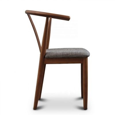 Vintage meubles de café en bois massif Dining Wishbone Chaise avec coussin et acajou Finition garantie de deux ans