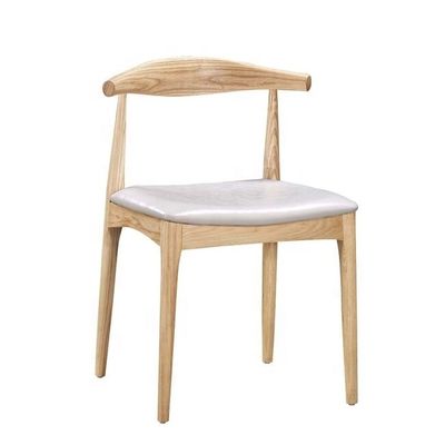 Cadre en bois massif repos de bras de loisirs Chaises à manger en design moderne pour les meubles de chambre et de salon