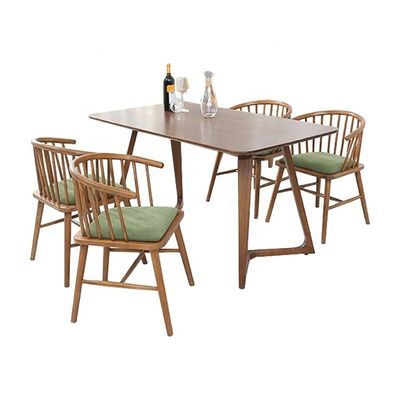 Meubles de salle à manger de design moderne dossier appuie-bras Chaise à manger en bois dans un design élégant