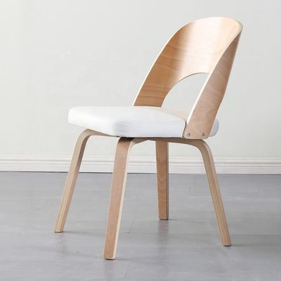 Design classique Restaurant moderne Chaise à manger en cuir en PU pour salon dans les meubles de salle à manger