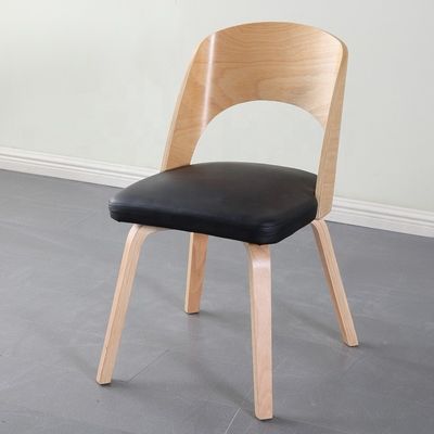 Design classique Restaurant moderne Chaise à manger en cuir en PU pour salon dans les meubles de salle à manger