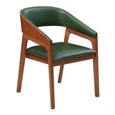 Meubles de salle à manger moderne en bois de chêne/chêne chaise de bras rembourrée pour hôtel et restaurant