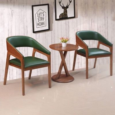 Meubles de salle à manger moderne en bois de chêne/chêne chaise de bras rembourrée pour hôtel et restaurant