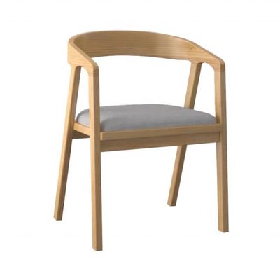 Deux ans de garantie Chaise en bois avec accoudoir Pour la salle à manger