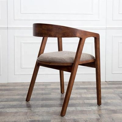 Deux ans de garantie Chaise en bois avec accoudoir Pour la salle à manger
