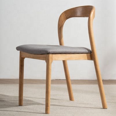Chaise de salon Moderne fauteuils de salle à manger en bois sans bras Chaise en bois massif Meubles en bois