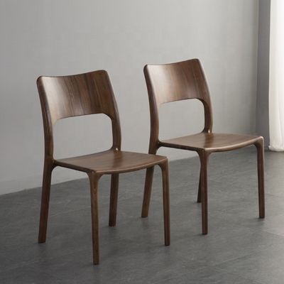 Assise en bois de luxe à hauteur réglable Assise simple Concise Dining Assise à manger en bois massif pour un siège confortable