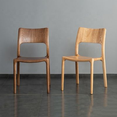 Assise en bois de luxe à hauteur réglable Assise simple Concise Dining Assise à manger en bois massif pour un siège confortable