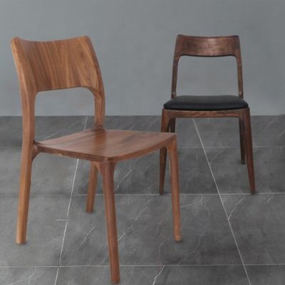 Assise en bois de luxe à hauteur réglable Assise simple Concise Dining Assise à manger en bois massif pour un siège confortable