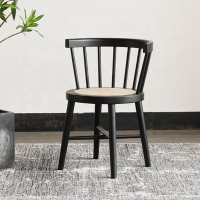 Salle de séjour Leisure Restaurant médiéval Chaise à manger avec design en bois rétro et limite de poids de 120 kg