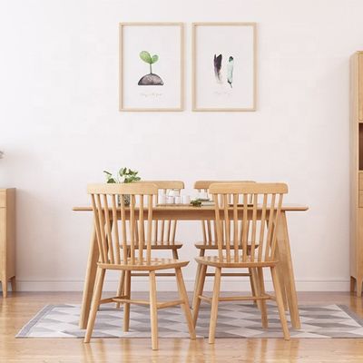 Capacité de poids de 400 kg Chaise Windsor en bois de hêtre massif pour une expérience culinaire élégante et durable