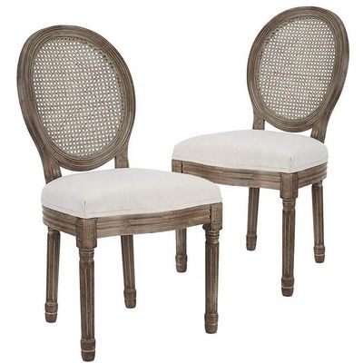 Chaise à bras en bois réglable en hauteur dans le style de design européen pour la cuisine française de luxe vintage