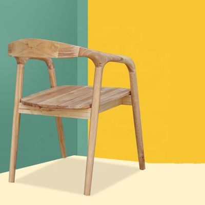 Chaise de salle à manger en bois massif de luxe ancienne Chaise en bois pour salle à manger Restaurant Café Hôtel