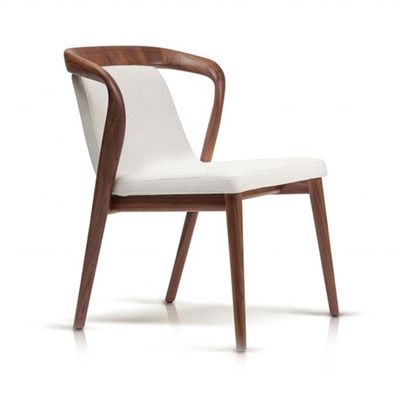 Appartement Chaise de salle à manger en bois massif nordique Chaise de négociation moderne simple Chaise de loisirs Style fauteuil de loisirs Chaise de loisirs