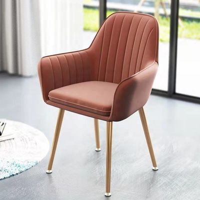 Chaise de salle à manger en velours élégant pour meubles de café ou de salle à manger