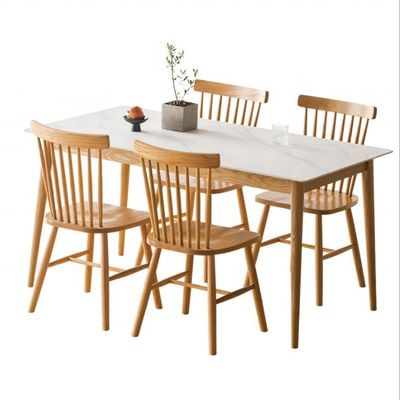 Combinaison exquise de table à manger rectangulaire et de chaise pour le salon