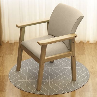Chaise en bois massif durable pour la maison Général Meubles de maison Table à manger Chambre à coucher dossier Tabouret Chaise en tissu Chaise de bureau