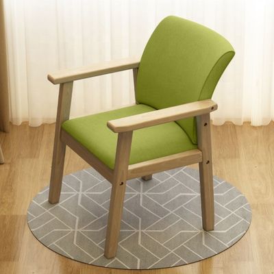 Chaise en bois massif durable pour la maison Général Meubles de maison Table à manger Chambre à coucher dossier Tabouret Chaise en tissu Chaise de bureau
