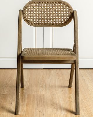 Chaise à manger en caoutchouc à cadre de bois pliable pour les mariages