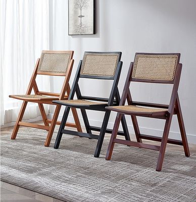 Emballage du courrier Chaises pliantes en rotin durables pour les mariages et les meubles de salle à manger