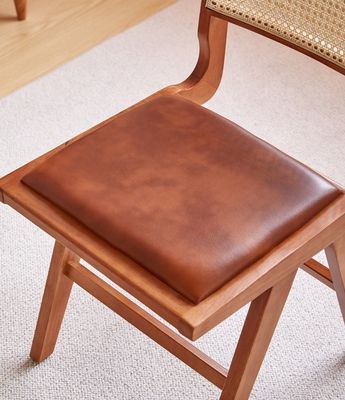 Accueil Meubles Antiques Restaurant nordique Chaise en rotin/château en osier Chaise à manger en bois massif avec design contemporain