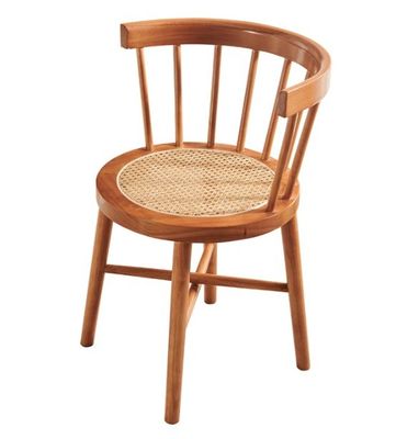 Service OEM Accepté Chaise de salle à manger en bois massif naturel pour restaurant