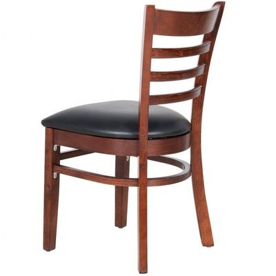 Chaise en bois massif de design moderne Chaise de restaurant en bois D57*W51*SH49.5*H83cm Chaise à manger personnalisée