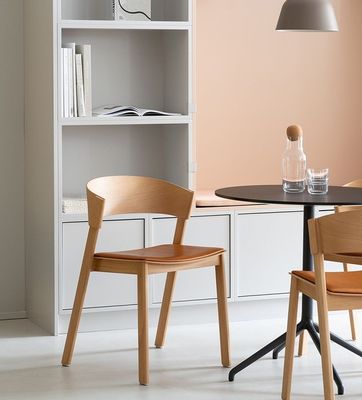 Design personnalisé Chaise à manger en bois empilable pour restaurant d'hôtel en design moderne