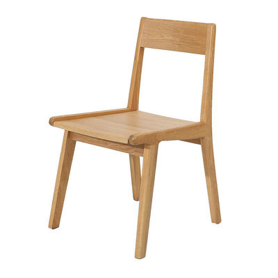 NO Chaise à manger en bois massif pliée pour hôtel et restaurant Vintage Nordic style finition naturelle