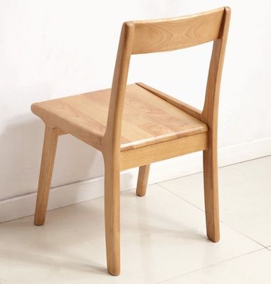 NO Chaise à manger en bois massif pliée pour hôtel et restaurant Vintage Nordic style finition naturelle