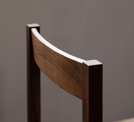 Couleur naturelle tissée à la corde en bois massif tressé siège salle à manger chaise pour restaurant avec un savoir-faire exquis