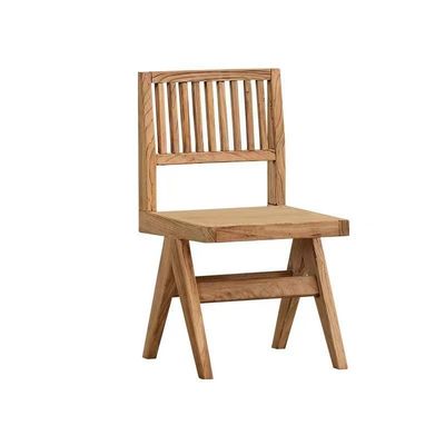 Chaise de salle à manger en bois massif en noyer finition pour les meubles de conception personnalisée