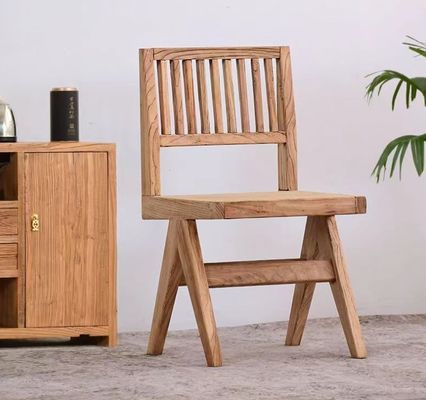 Chaise de salle à manger en bois massif en noyer finition pour les meubles de conception personnalisée