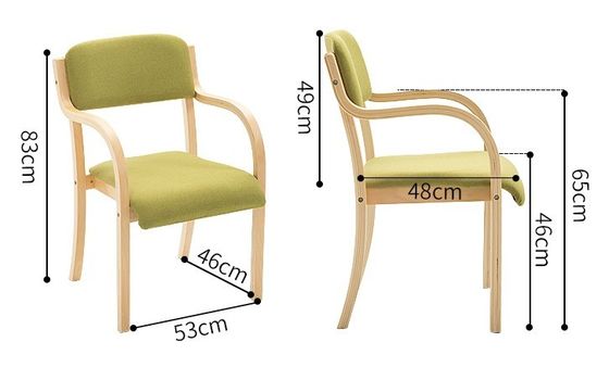 Chaise de salle à manger en bois massif naturel empilable pour événements Chaise en bois finition laquée