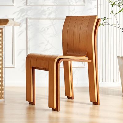 Chaise de salle à manger en bois massif pour événements adaptée à divers événements