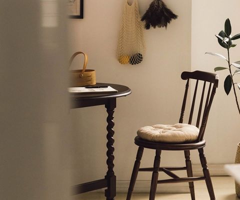 Restaurant Hôtel cadre en bois massif chaise à manger naturelle Windsor avec finition laquée