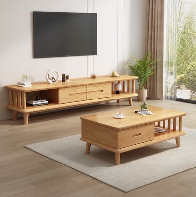 Tableau de télévision en bois massif moderne Armoires pour le salon Général Meubles de maison Finition laquée