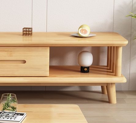 Tableau de télévision en bois massif moderne Armoires pour le salon Général Meubles de maison Finition laquée