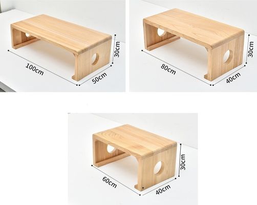 Table à café de design moderne pour le salon de la villa meubles en bois massif