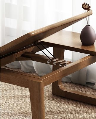 Personnaliser la table de côté en bois pour l'apprentissage et les meubles de salon sans plié dans la couleur naturelle