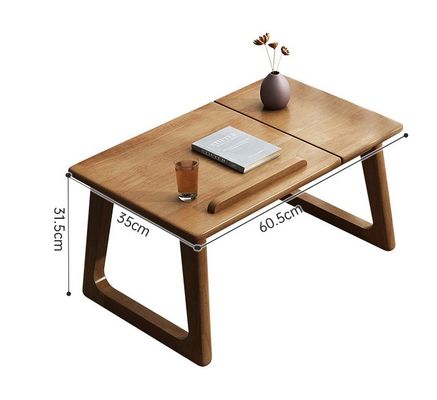 Personnaliser la table de côté en bois pour l'apprentissage et les meubles de salon sans plié dans la couleur naturelle
