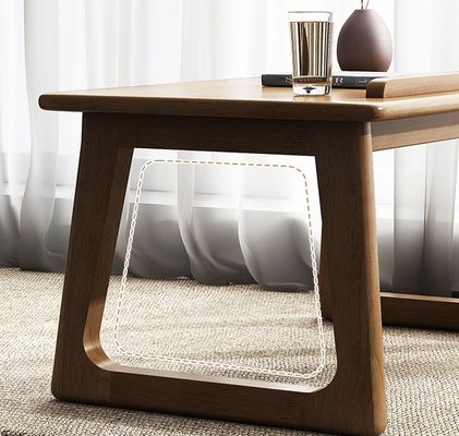Personnaliser la table de côté en bois pour l'apprentissage et les meubles de salon sans plié dans la couleur naturelle